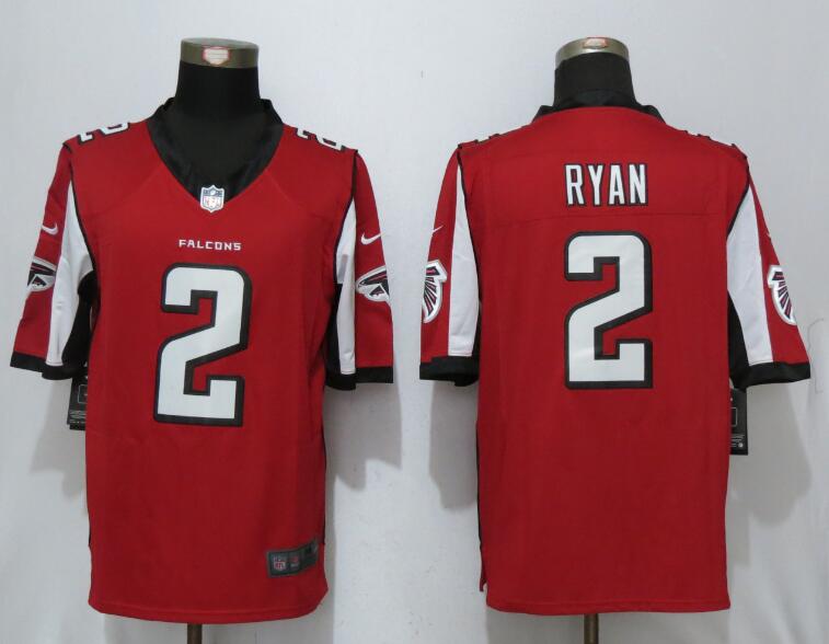 2017 New Nike Atlanta Falcons #2 Ryan Red Limited Jersey